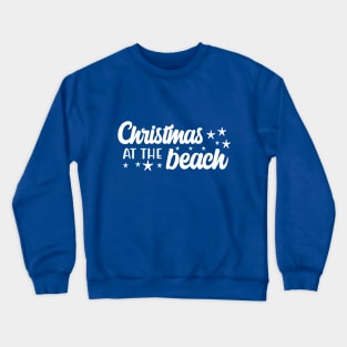 Christmas at the beach, white Crewneck Sweatshirt